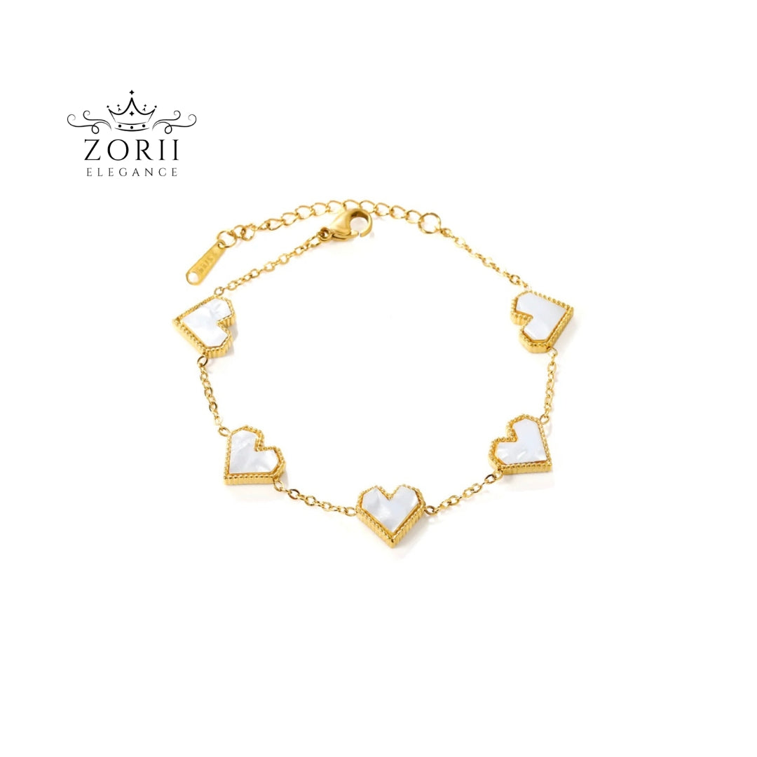 Heart Charm Bracelet