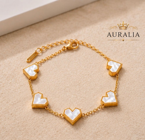 Heart Charm Bracelet