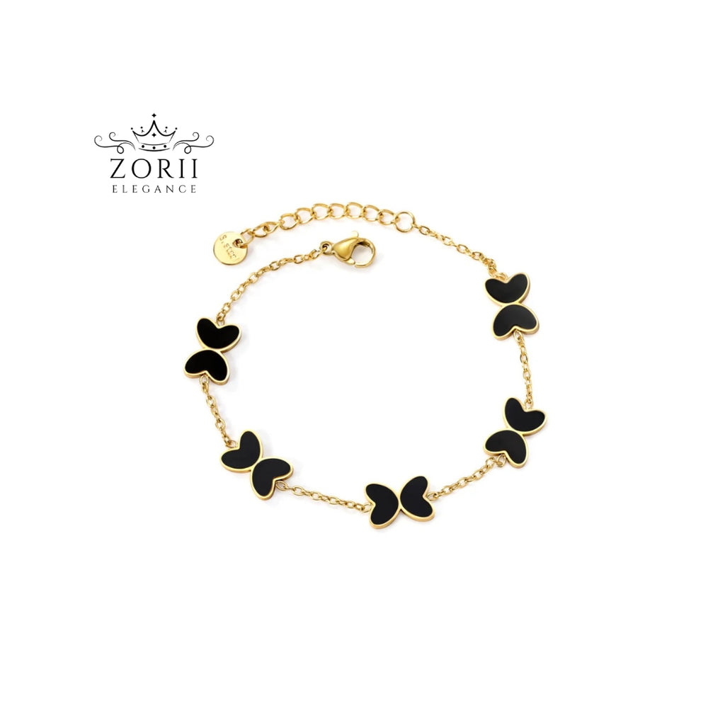Gold Plated Butterfly Bracelet